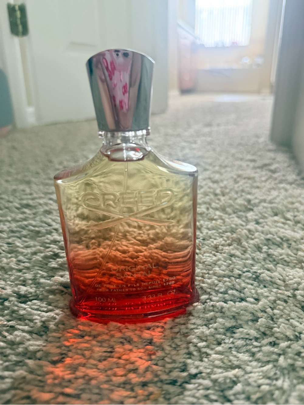 Creed Original Santal — Amber to Red Gradient Bottle - Picture 2 of 3